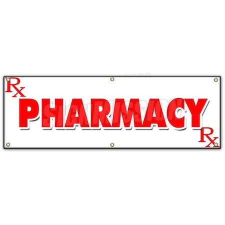 Signmission PHARMACY BANNER SIGN prescription drugs beauty deliver open medical B-72 Pharmacy